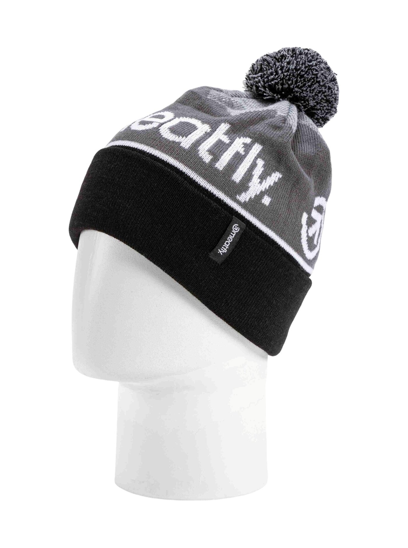 Meatfly kulich Robb Black / Silver | Černá | Velikost One Size