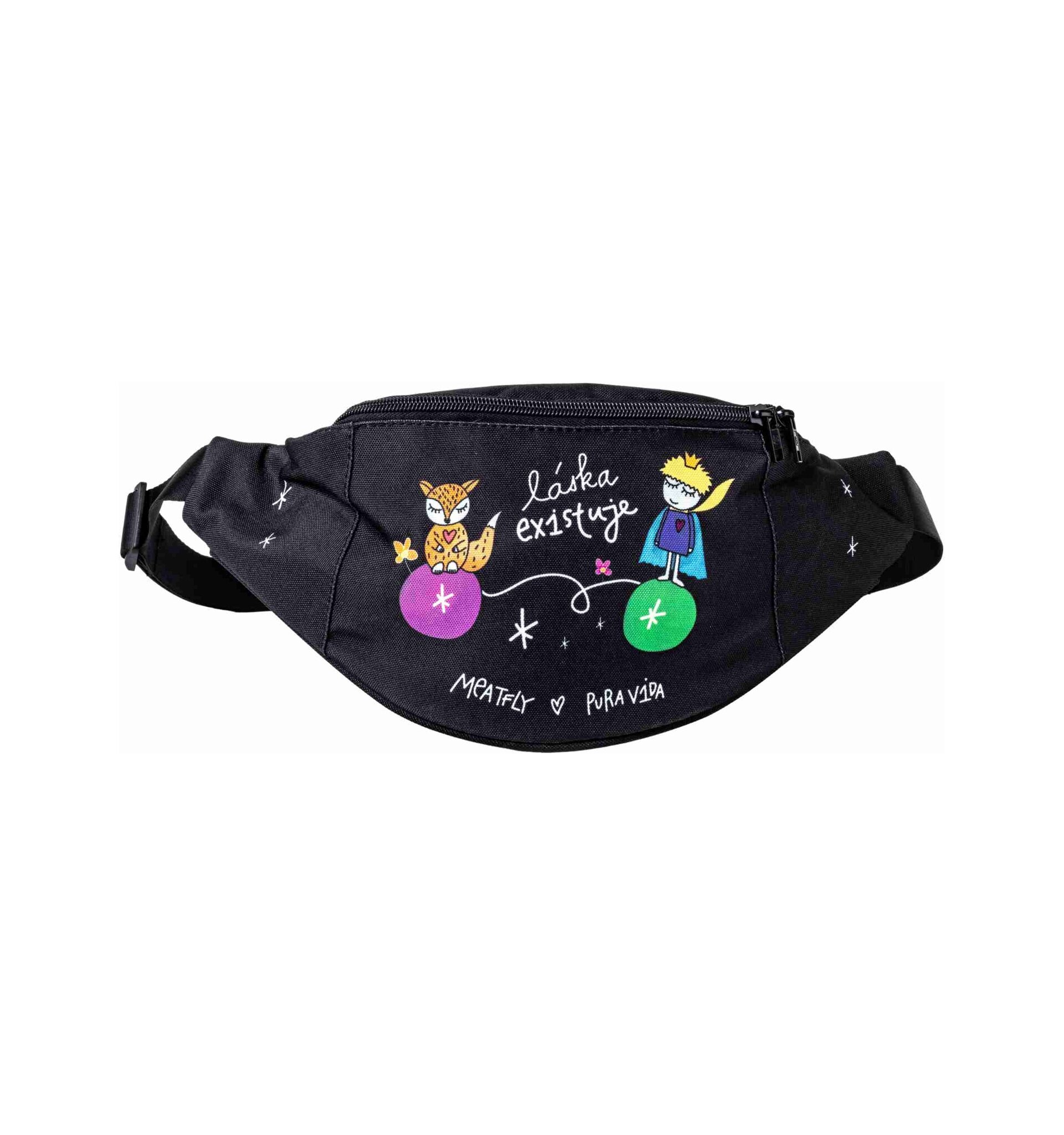 Meatfly ledvinka Taya Little Prince / Black | Černá | Objem 2,5 L