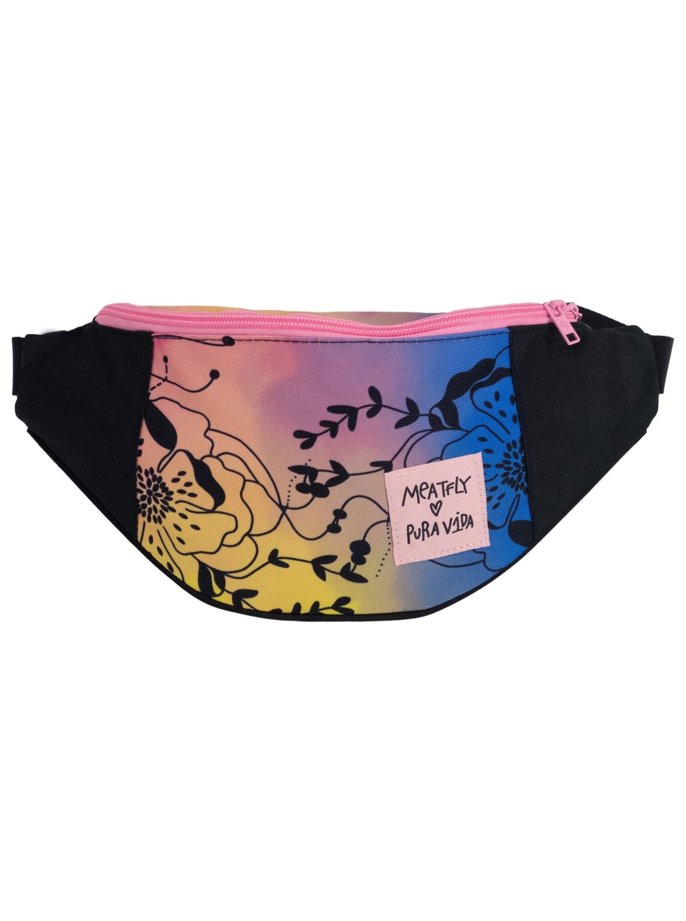 Meatfly ledvinka X Pura Vida Taya Peach Flowers | Růžová | Objem 2,5 L