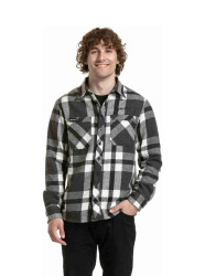 Meatfly pánská košile Woody Premium Black | Černá | Velikost S