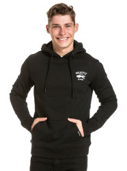 Meatfly pánská mikina Leader Of The Pack Hoodie Black | Černá | Velikost XS