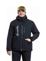 Meatfly pánská SNB & SKI bunda Manifold Black | Černá | Velikost S