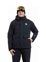 Meatfly pánská SNB & SKI bunda Vertigo Black | Černá | Velikost S