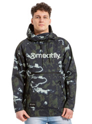 Meatfly pánská softshell bunda Jax Storm Camo Sand | Černá | Velikost S