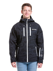 Meatfly pánská softshell bunda Rasmussen Morph Black | Černá | Velikost S