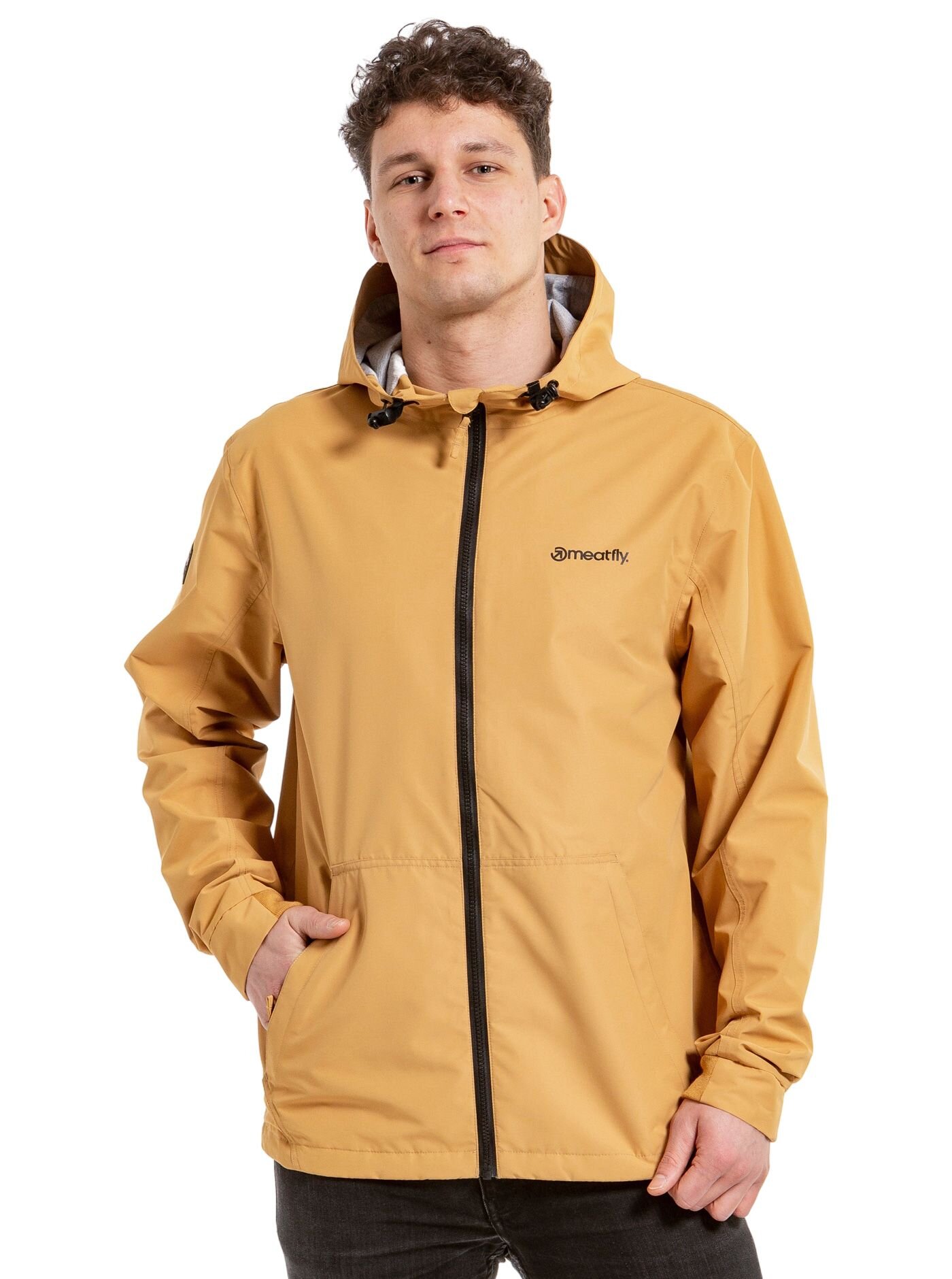 Meatfly pánská street bunda Finn Camel | Písková | Velikost S