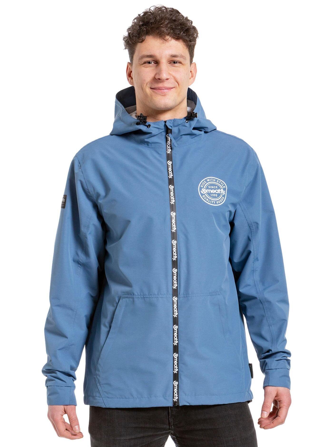 Meatfly pánská street bunda Finn Slate Blue | Modrá | Velikost S