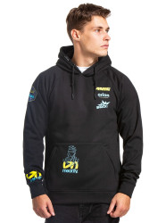 Meatfly pánská technická mikina Gravel Black Dakar | Černá | Velikost M
