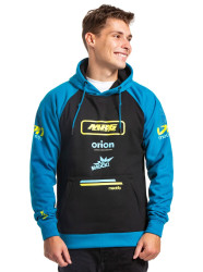 Meatfly pánská technická mikina Gravel Petrol Dakar | Modrá | Velikost S