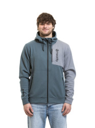 Meatfly pánská technická mikina Lightyear Blue Sea / Silver | Šedá | Velikost S