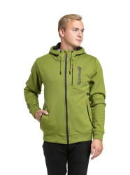 Meatfly pánská technická mikina Lightyear Calla Green | Zelená | Velikost L