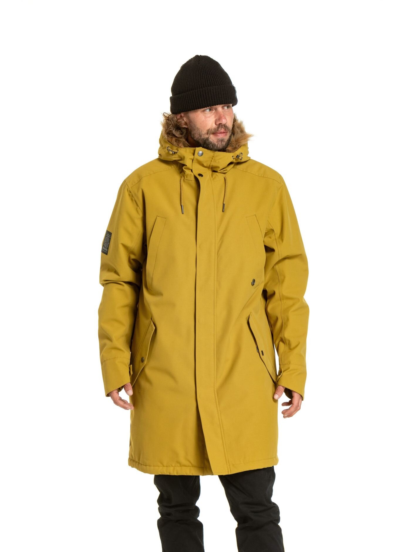 Meatfly pánská zimní bunda Lars Golden Olive | Zelená | Velikost S