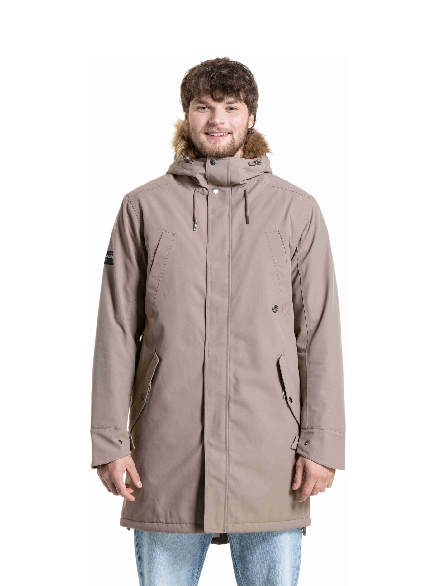 Meatfly pánská zimní bunda Lars Stucco | Písková | Velikost S