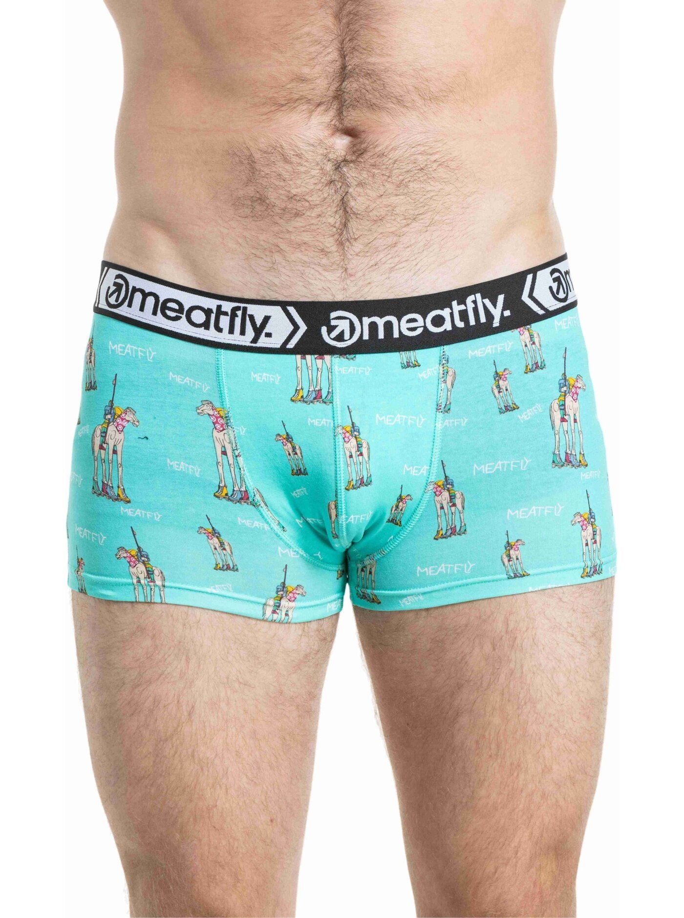 Meatfly pánské boxerky Balboa Double Pack Horse | Mnohobarevná | Velikost S