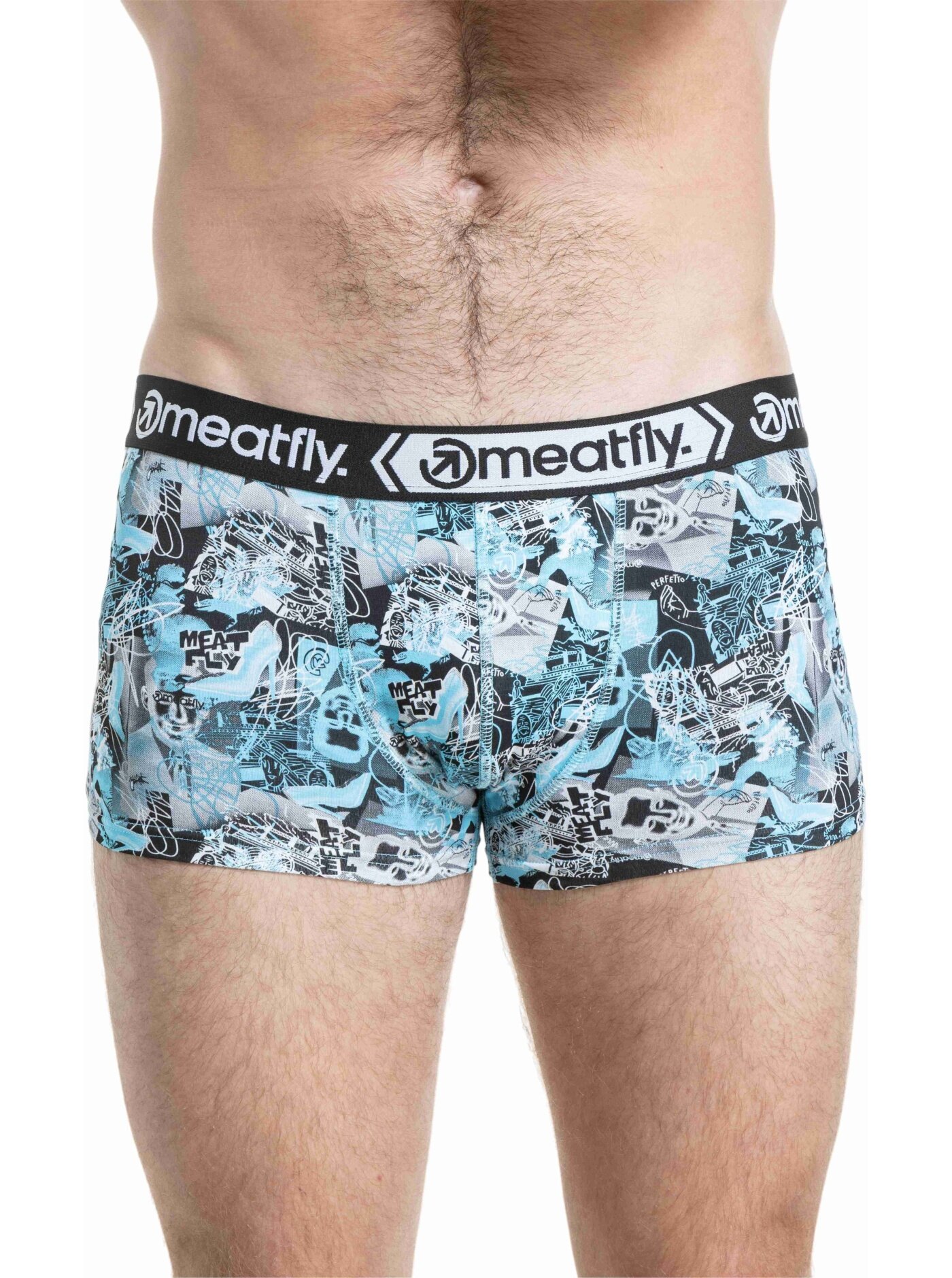 Meatfly pánské boxerky Balboa Double Pack Space / Easy | Mnohobarevná | Velikost S