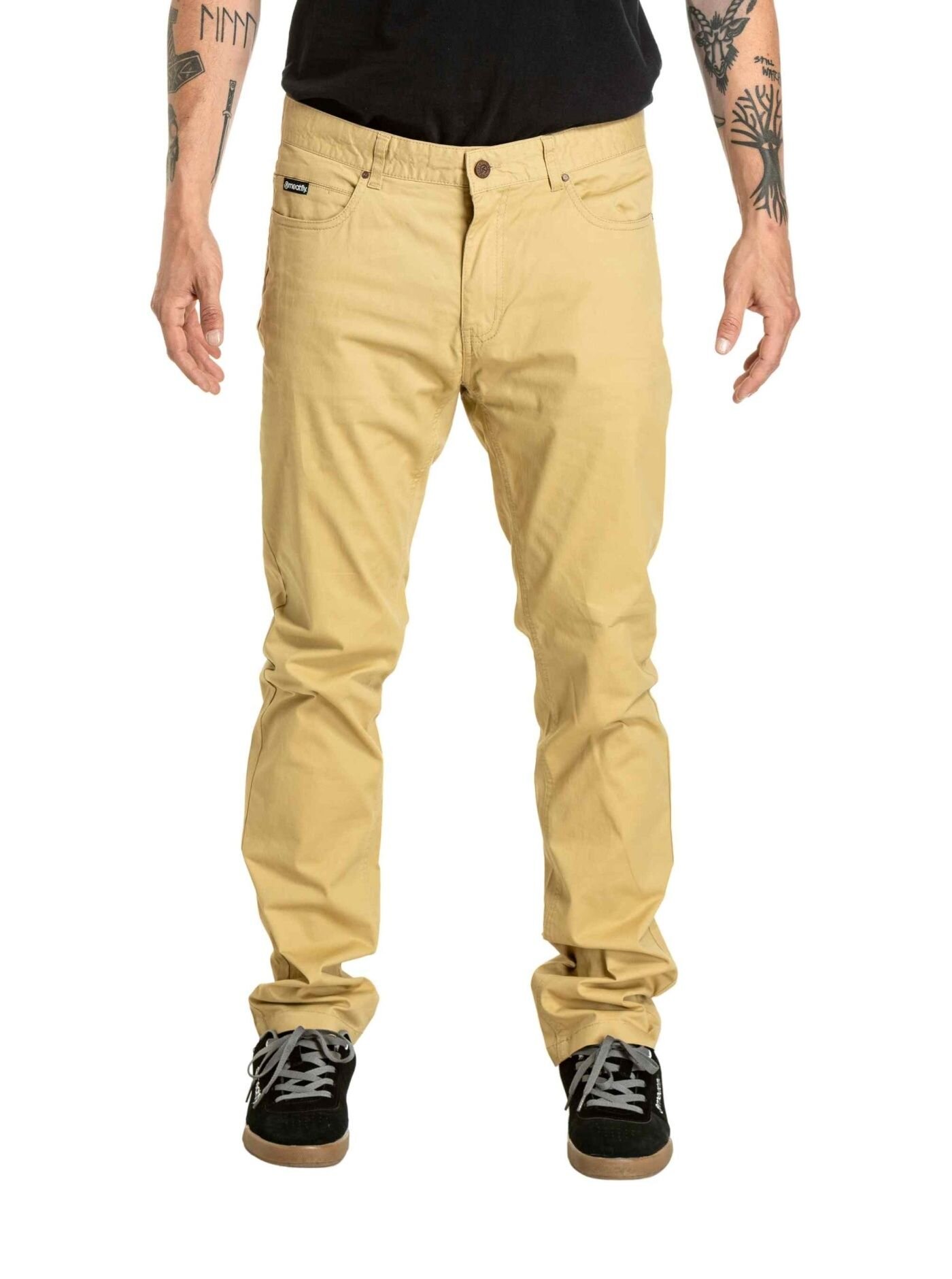 Meatfly pánské kalhoty Sagvan 2.0 Latte | Hnědá | Velikost 32