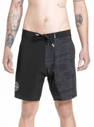 Meatfly pánské plavky Ernie Boardshorts 19" Morph Black | Černá | Velikost S