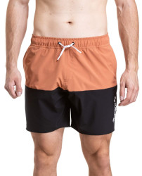Meatfly pánské plavky Keith Boardshorts 17" Sienna / Black | Černá | Velikost S
