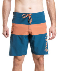 Meatfly pánské plavky Mitch Boardshorts 21" Super Teal / Sienna | Oranžová | Velikost S