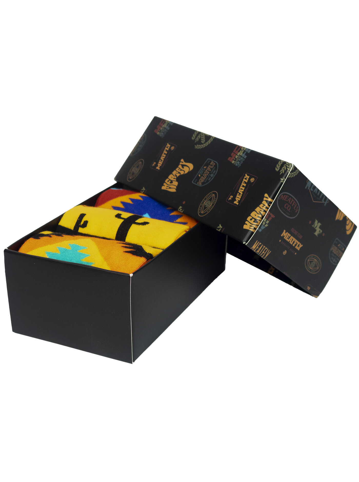 Meatfly pánské ponožky Arizona Gift Pack | Mnohobarevná | Velikost S/M