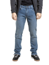 Meatfly pánské rifle Spirit Dirty Washed Denim | Modrá | Velikost 32