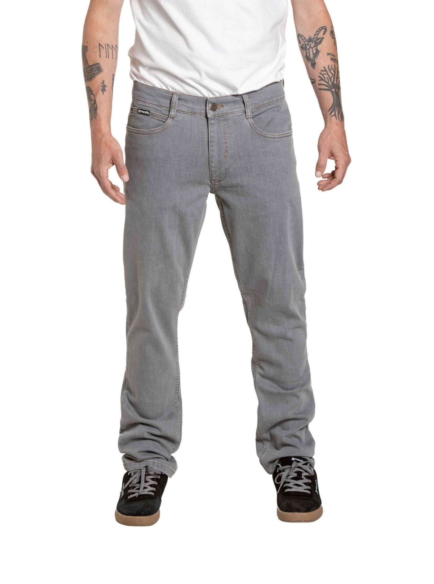 Meatfly pánské rifle Spirit Grey | Šedá | Velikost 30