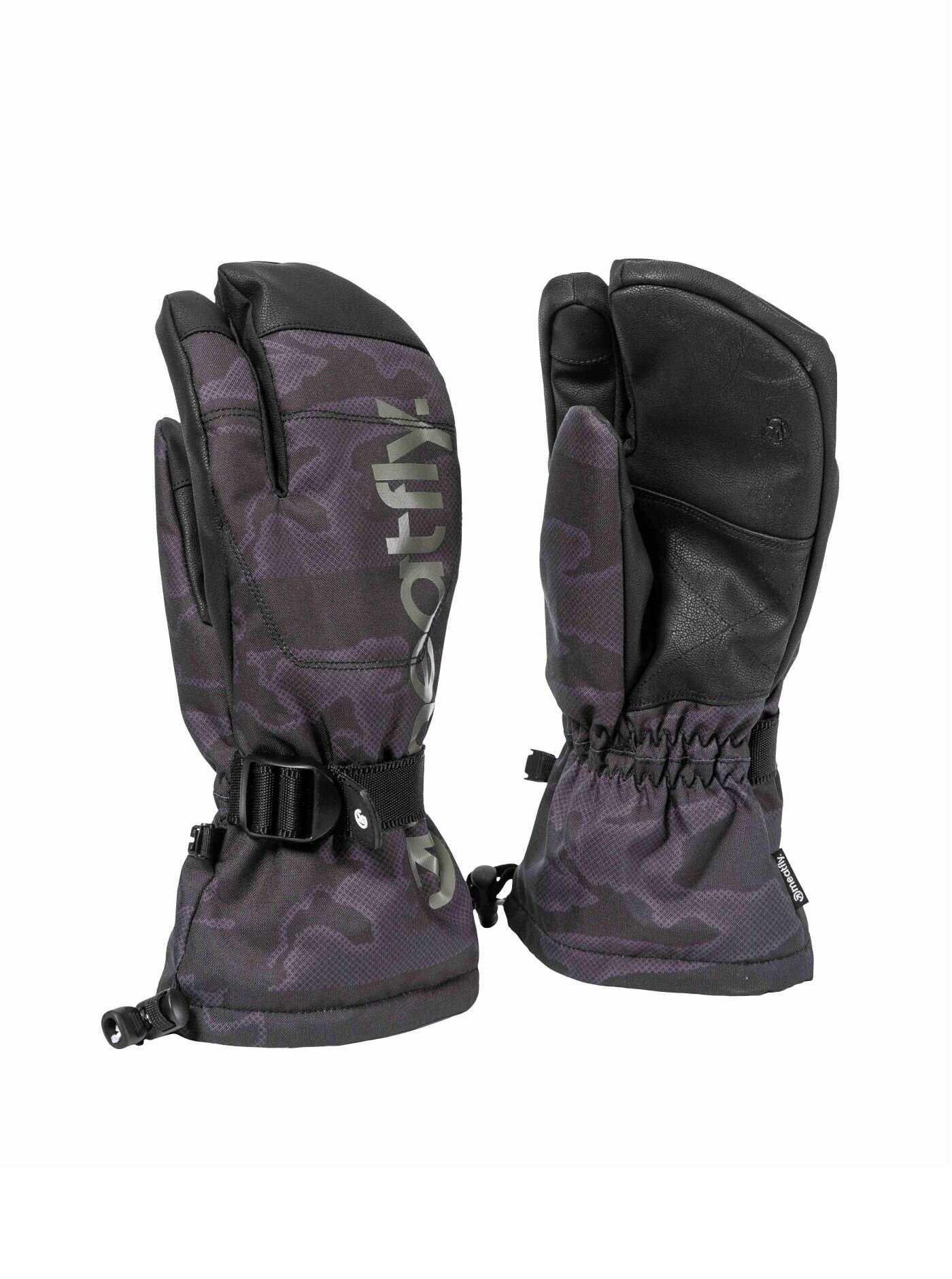 Meatfly pánské rukavice Limp Morph Black | Černá | Velikost S