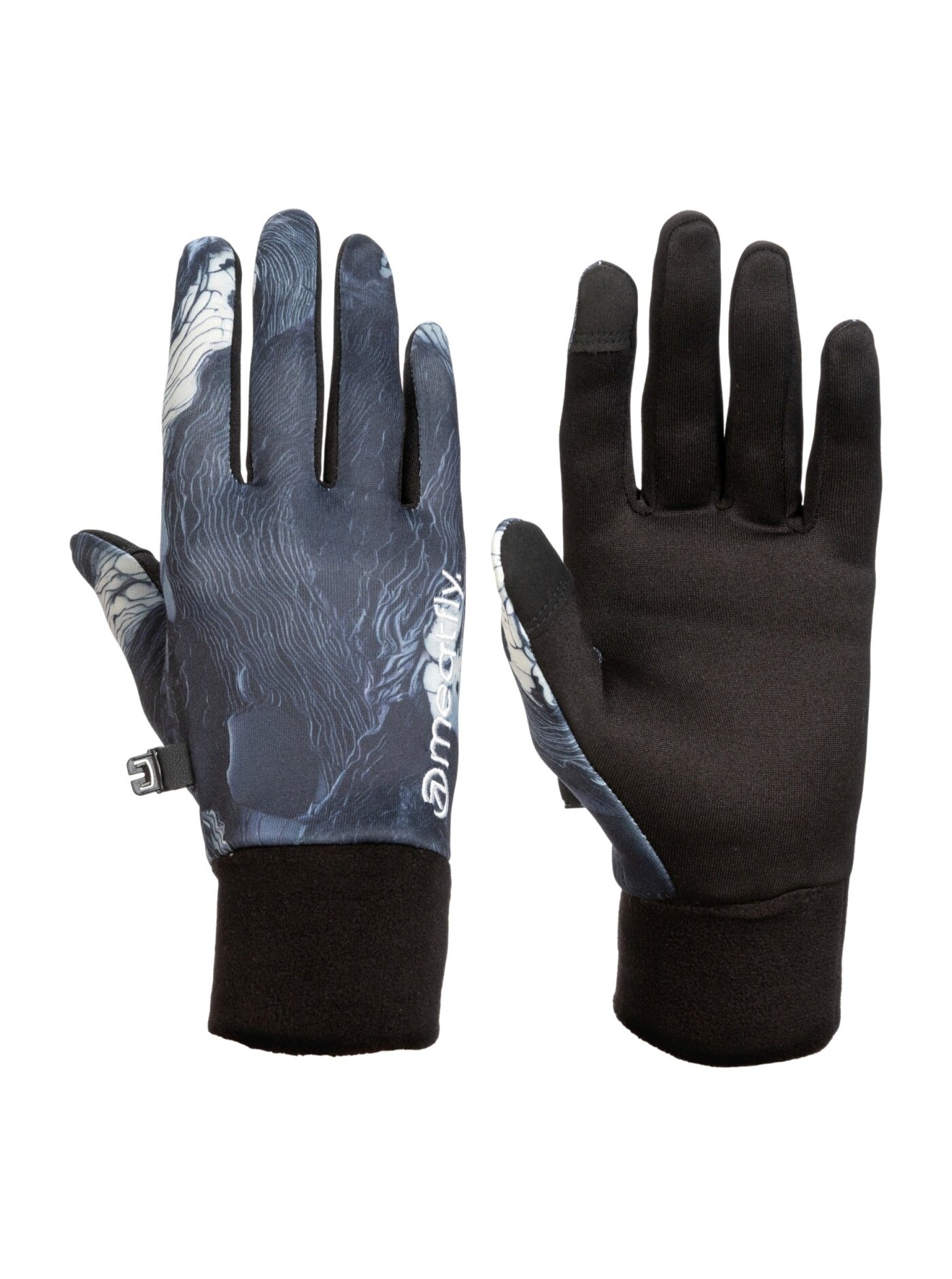 Meatfly pánské rukavice Mens Powerstretch Deep Lake | Modrá | Velikost M