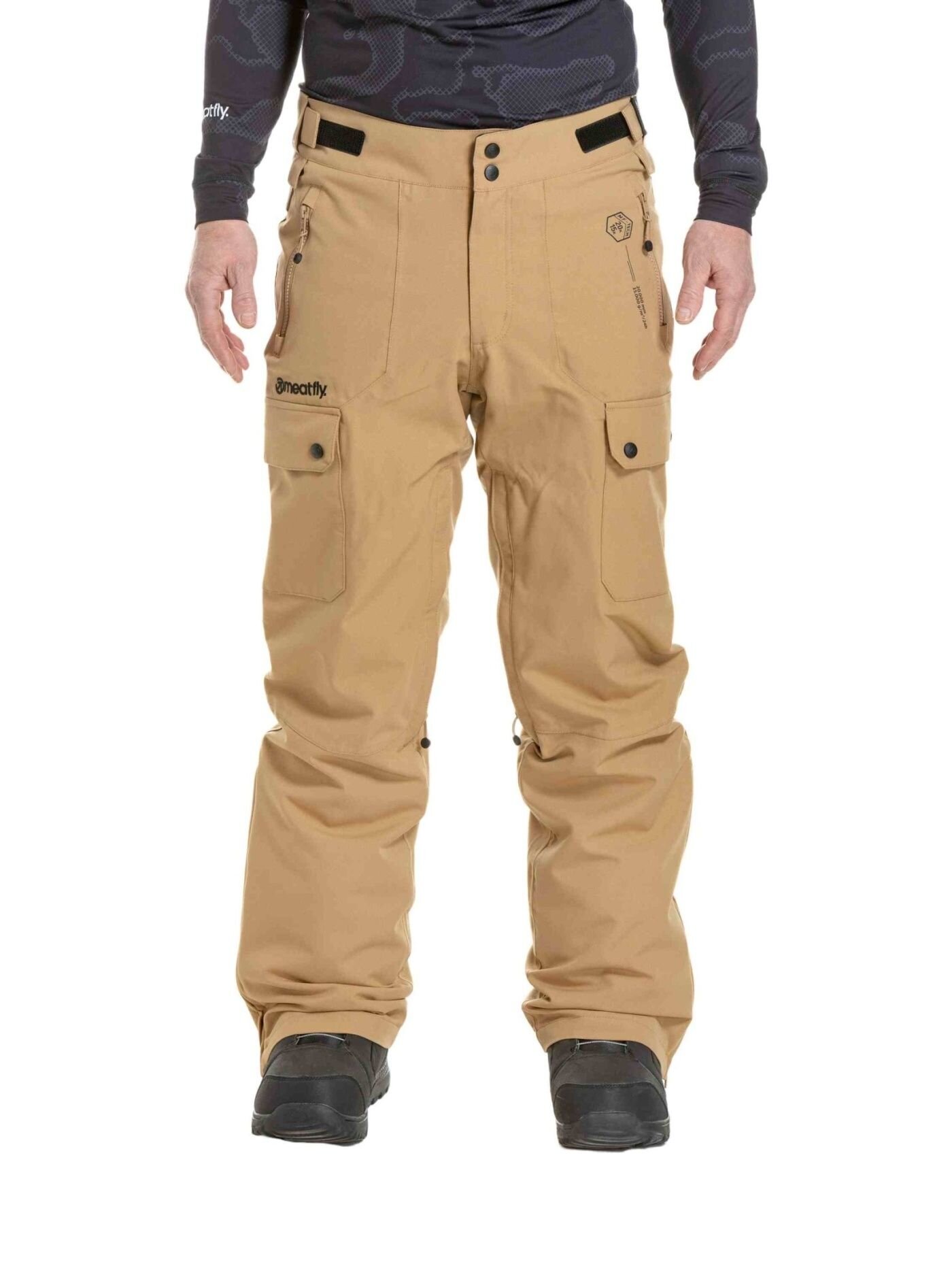 Meatfly pánské SNB & SKI kalhoty Gary Tan | Písková | Velikost S