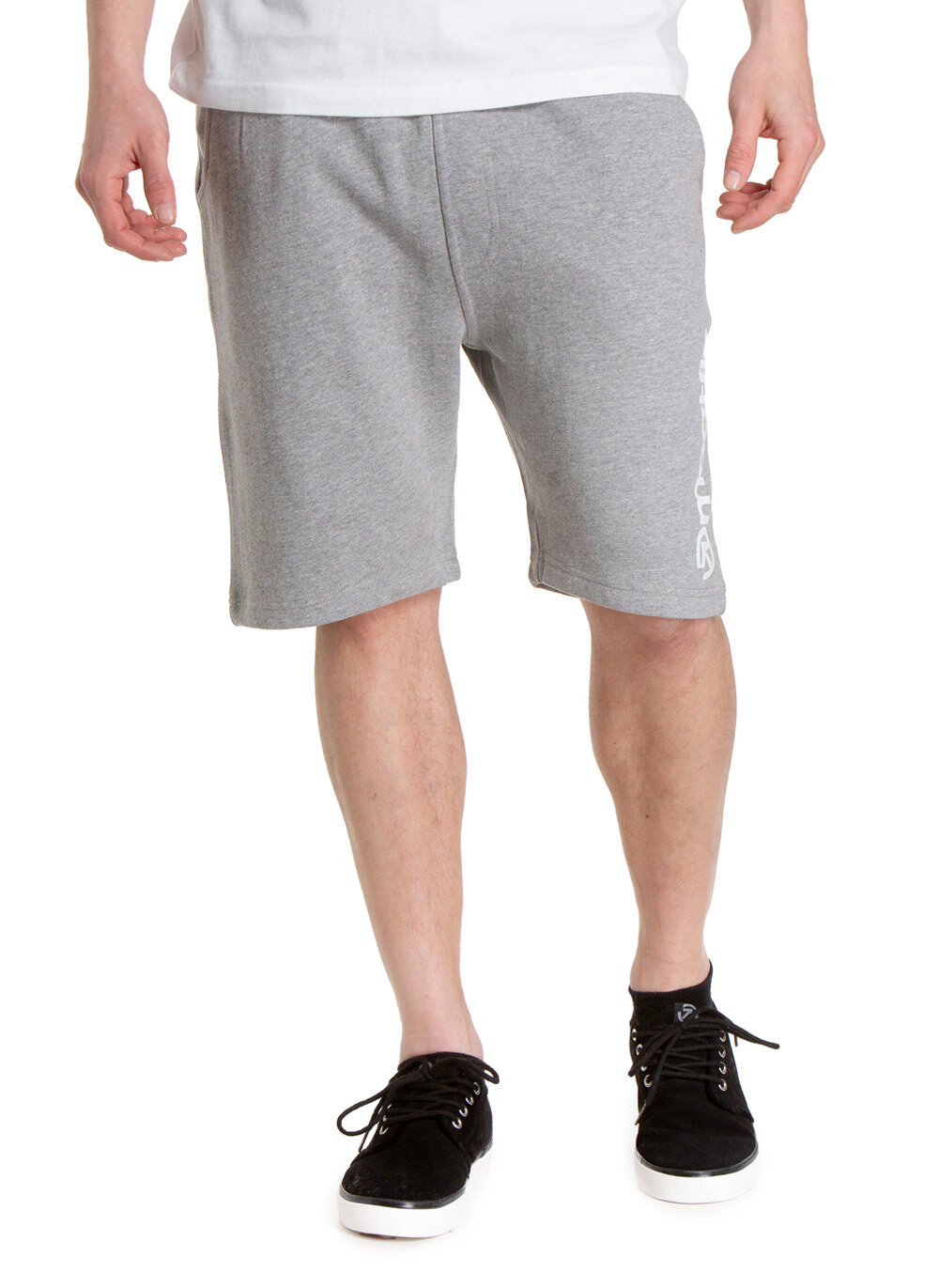 Meatfly pánské teplákové kraťasy Cushy Heather Grey | Šedá | Velikost XS