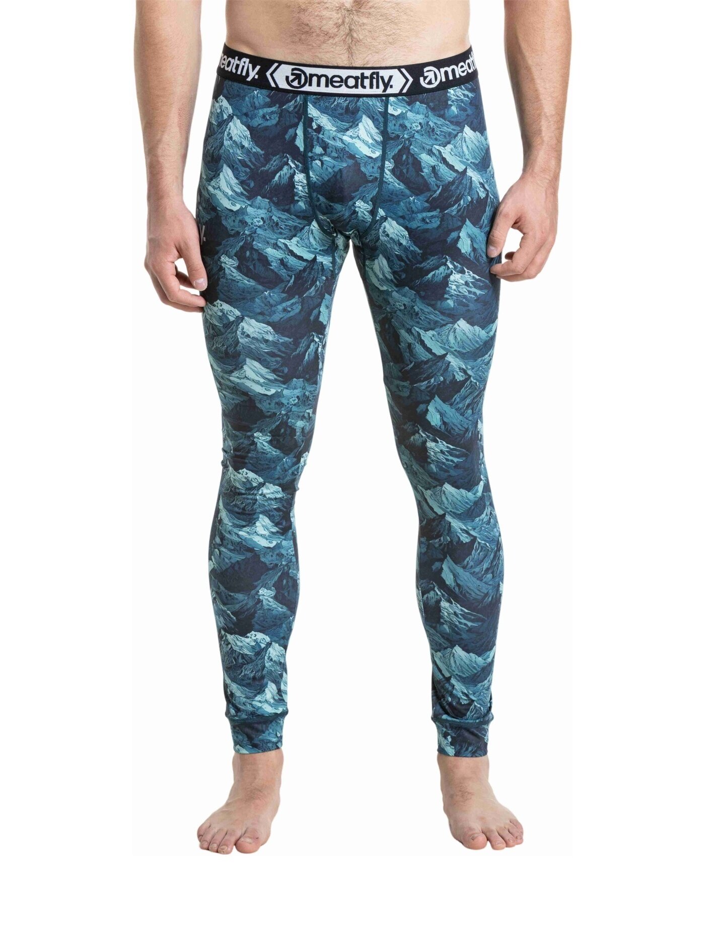 Meatfly pánské termo kalhoty Sloan Green Mountains | Zelená | Velikost S