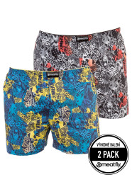 Meatfly pánské trenýrky Agostino B - Mosh | Šedá | Velikost S