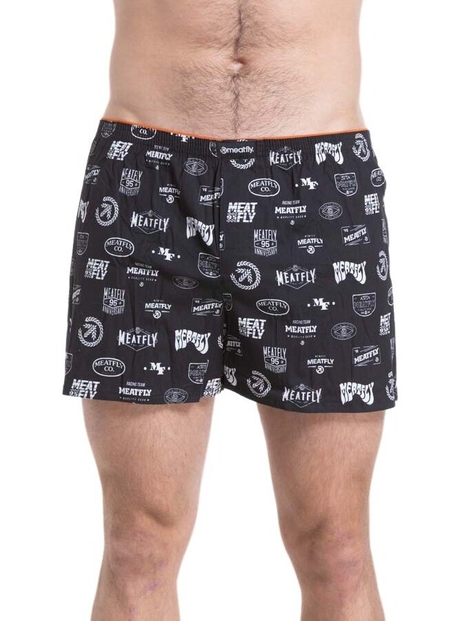 Meatfly pánské trenýrky Agostino Badges Double Pack | Mnohobarevná | Velikost S