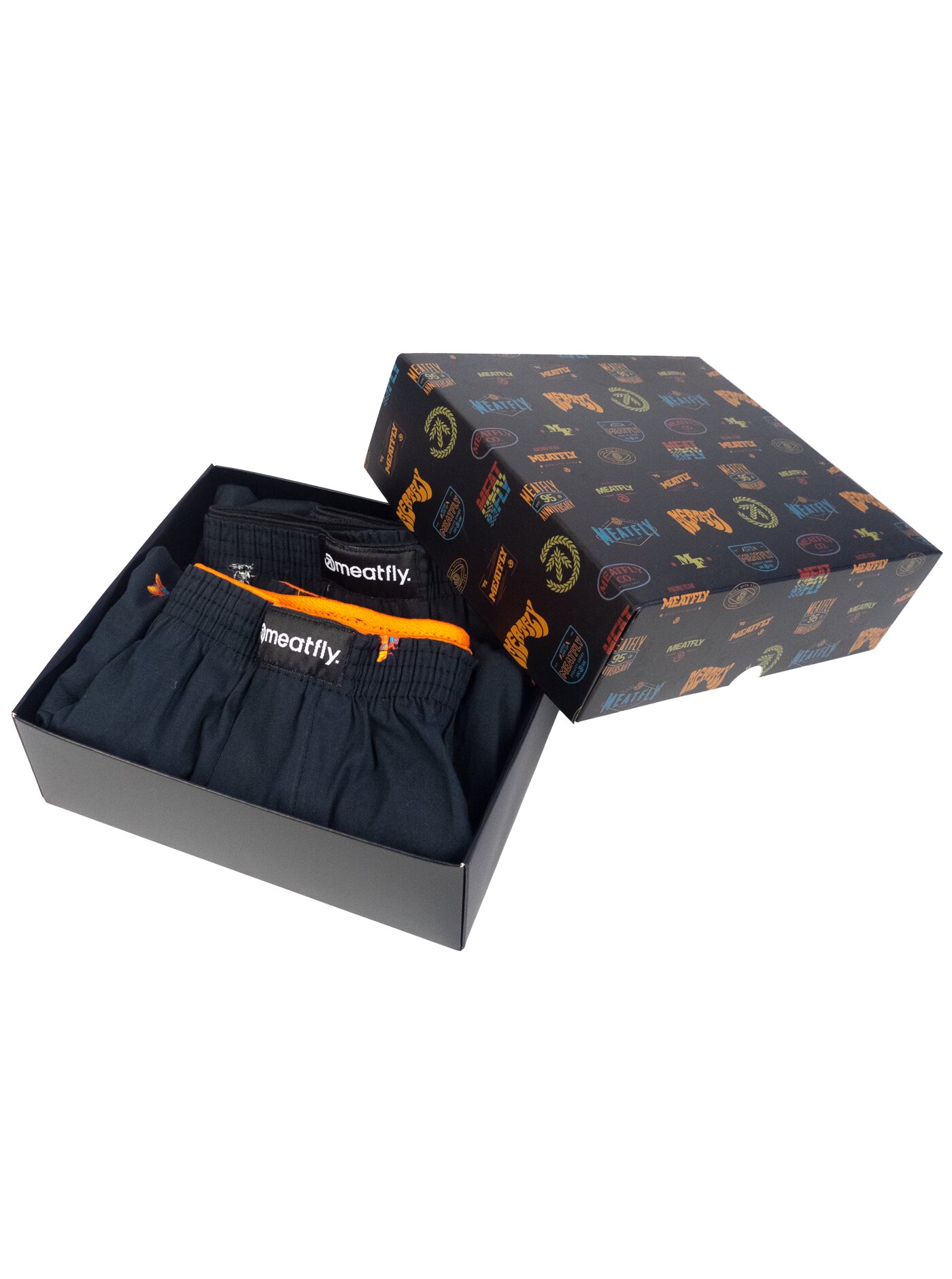 Meatfly pánské trenýrky Agostino Flies Gift Pack | Černá | Velikost L