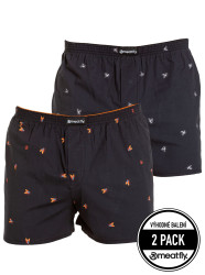 Meatfly pánské trenýrky Agostino I - Flies | Černá | Velikost S