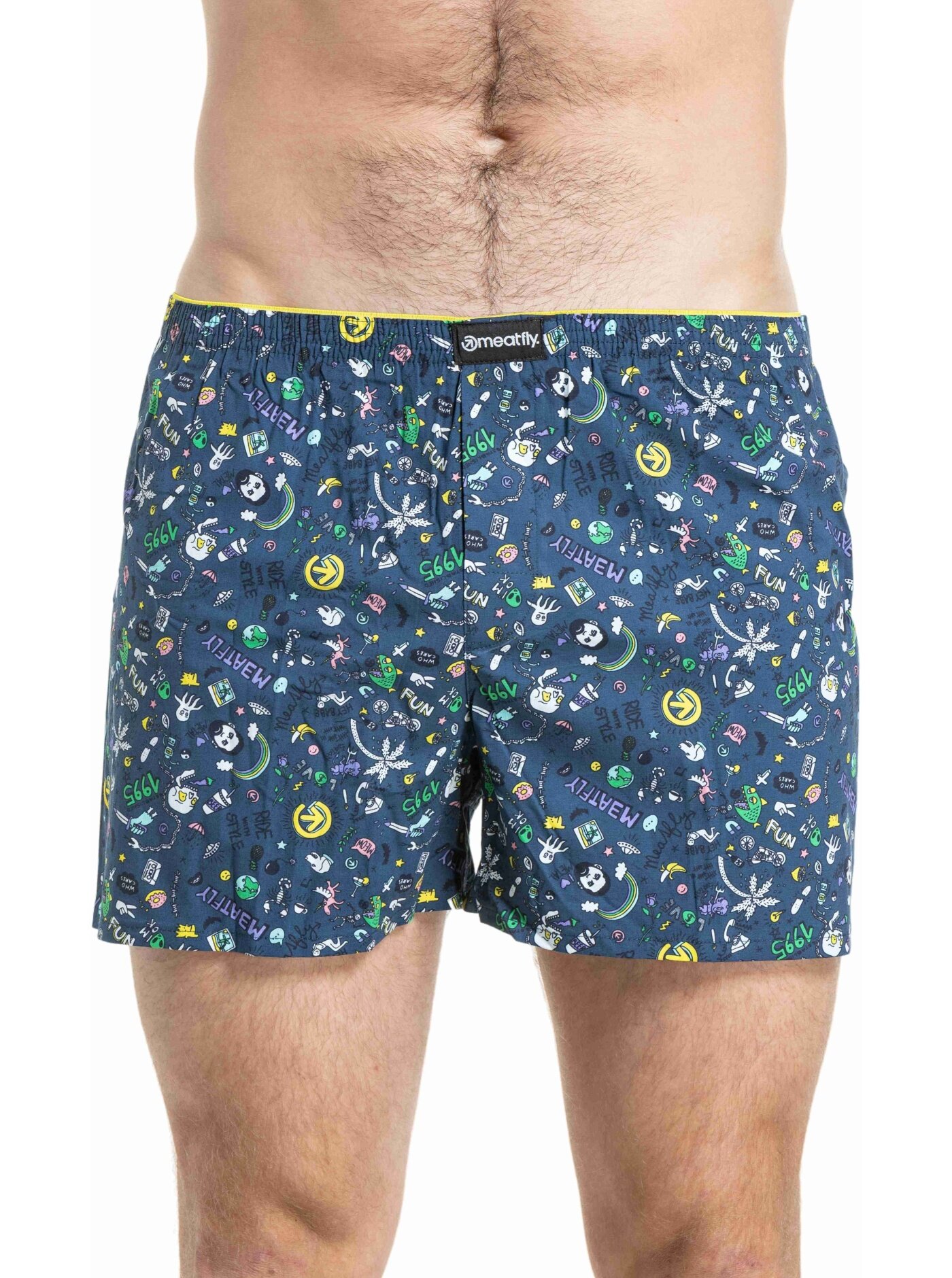 Meatfly pánské trenýrky Agostino Jamm Double Pack | Mnohobarevná | Velikost S