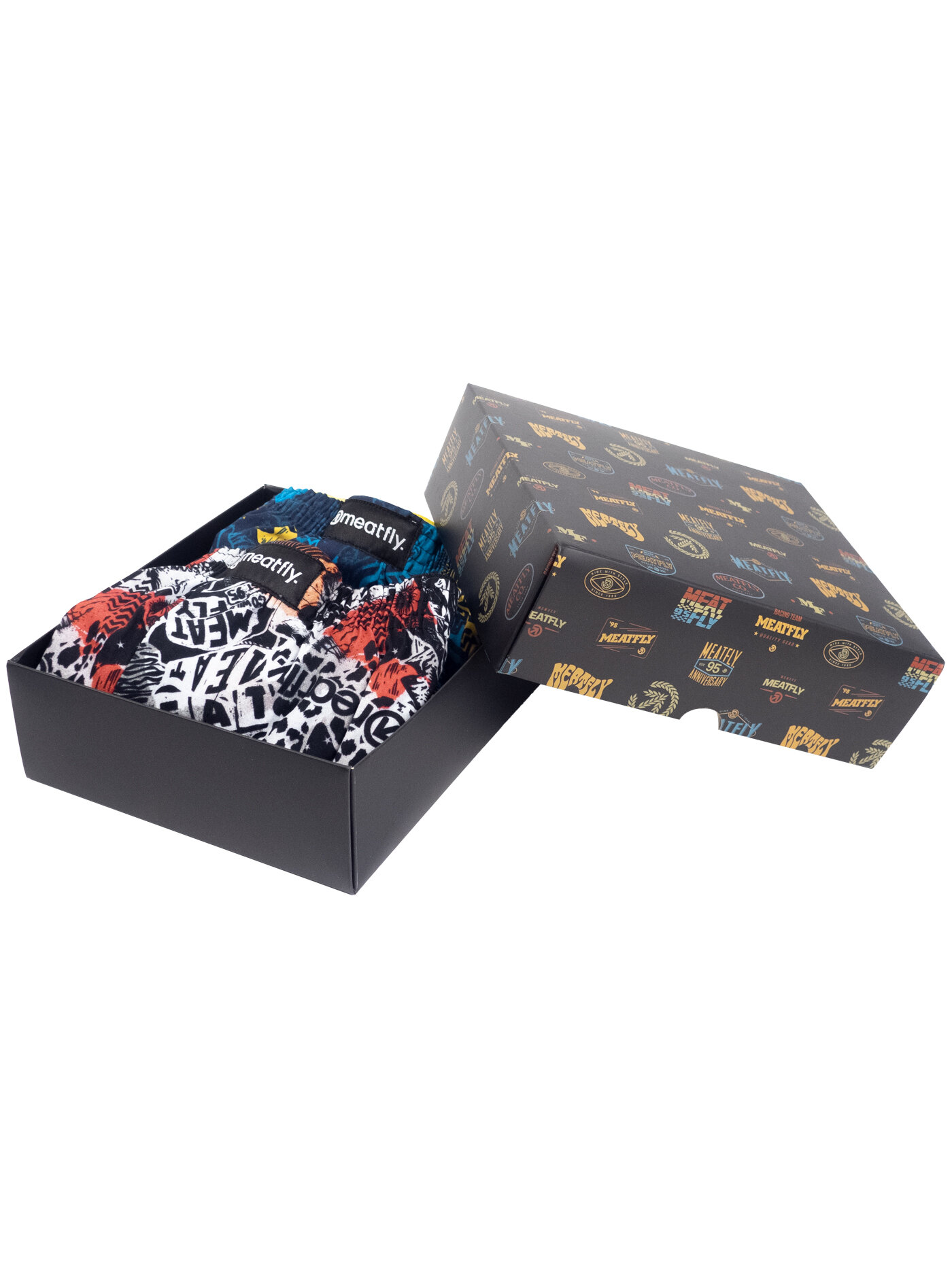 Meatfly pánské trenýrky Agostino Mosh Gift Pack | Šedá | Velikost S