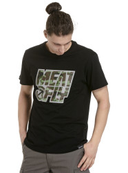 Meatfly pánské tričko Repash Black | Černá | Velikost XS | 100% bavlna