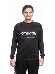 Meatfly pánský bike dres Cliff Black | Černá | Velikost S