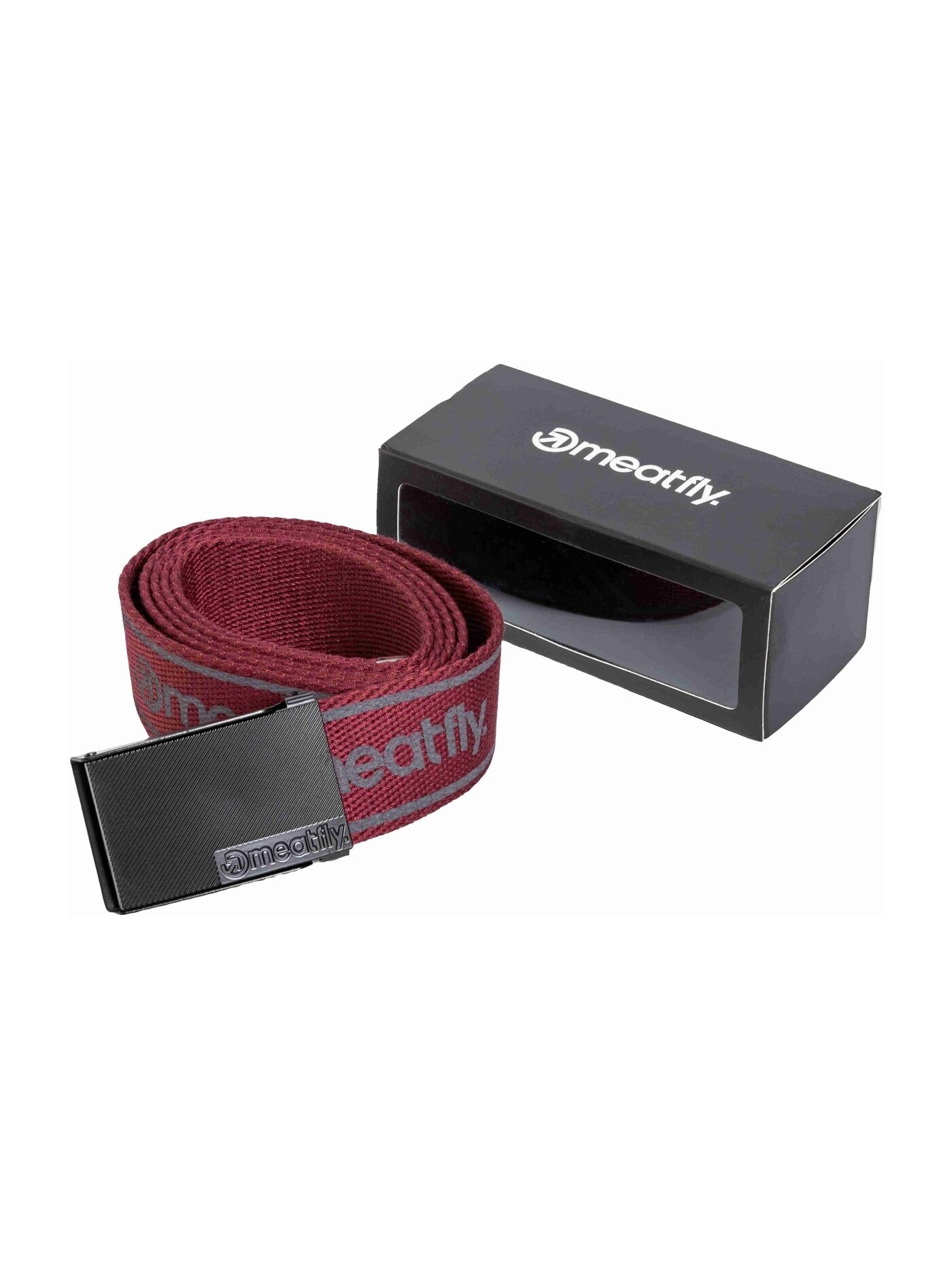 Meatfly pásek Draco Dark Wine / Violet | Šedá | Velikost One Size