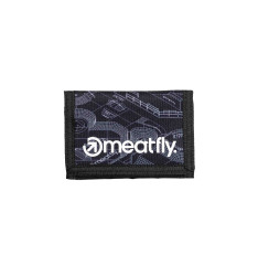 Meatfly peněženka Huey Wallet Blueprint / Black | Modrá | Velikost One Size