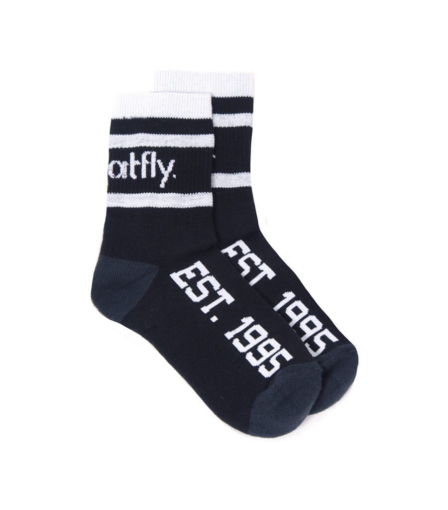 Meatfly ponožky Basic Long Socks - Triple pack A – Black | Černá | Velikost M