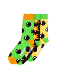 Meatfly ponožky Bomb socks - S19 Triple pack | Mnohobarevná | Velikost L/XL