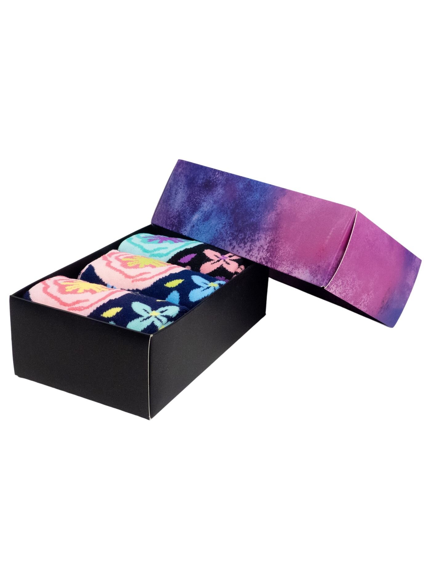 Meatfly ponožky Lexy Gift Pack Flowers | Mnohobarevná | Velikost XS/S