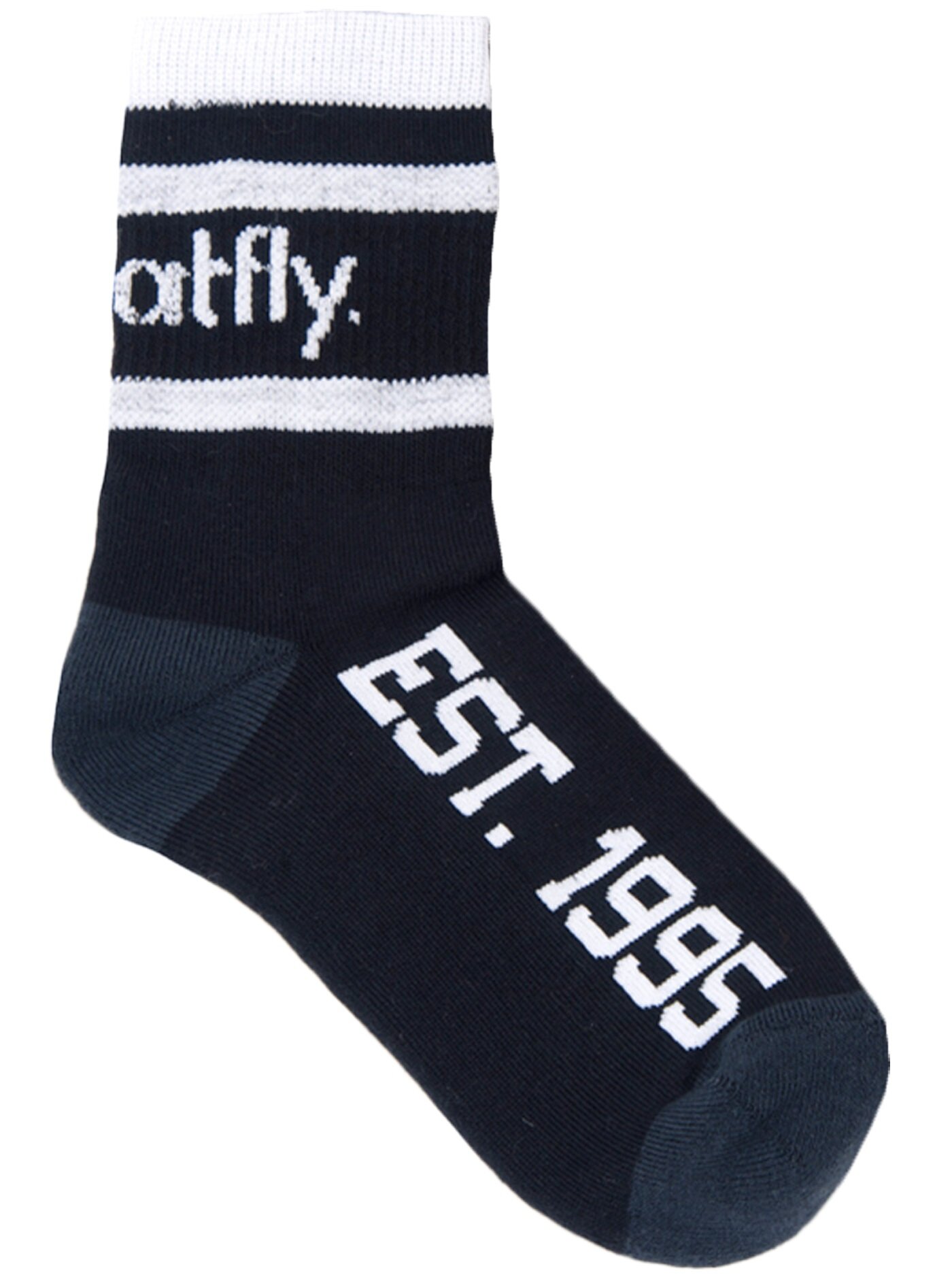 Meatfly ponožky Long Black | Černá | Velikost S