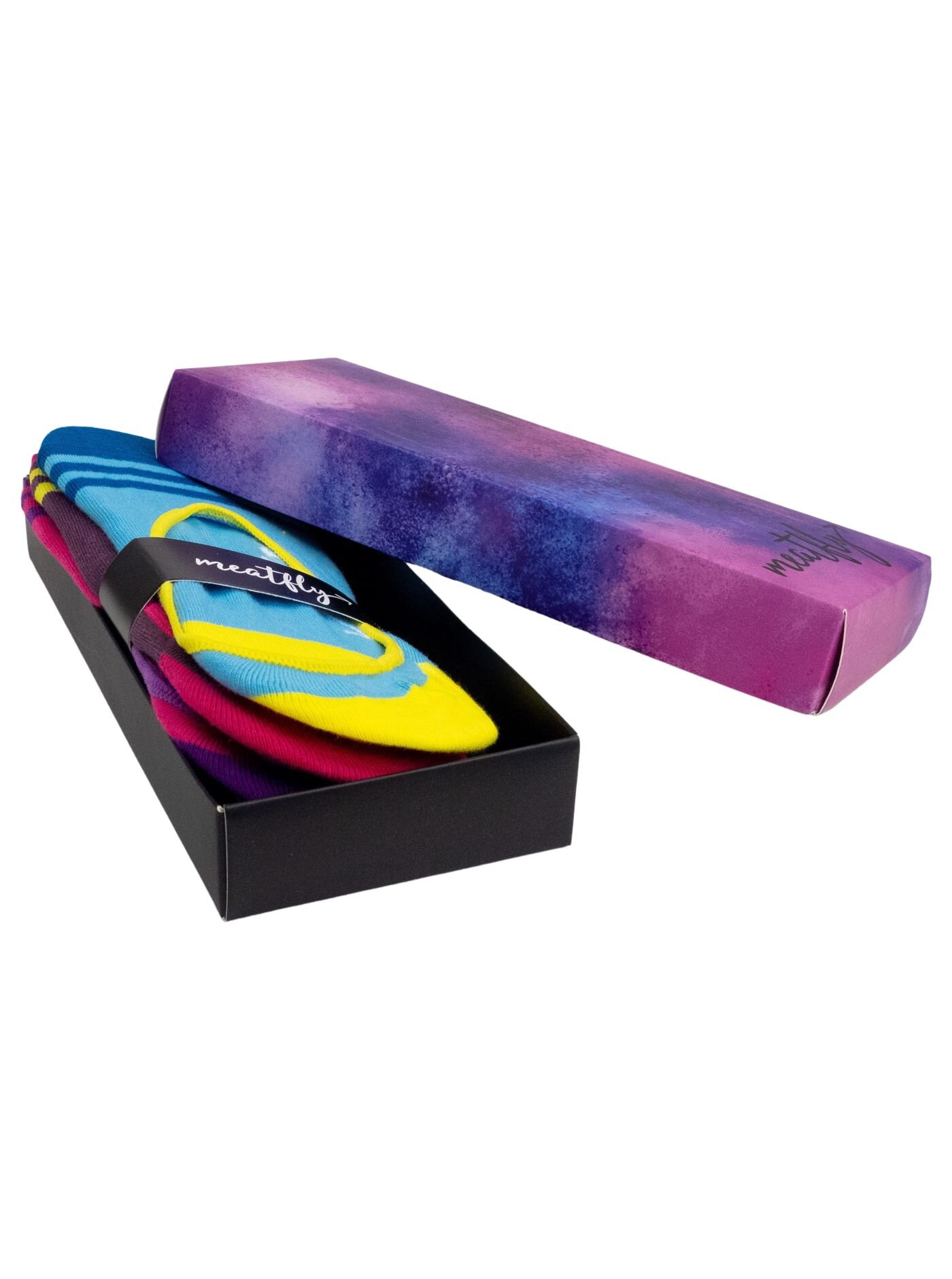 Meatfly ponožky Low Socks Gift Pack Blue | Modrá | Velikost One Size