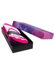 Meatfly ponožky Low Socks Gift Pack Fuchsia Dots | Fialová | Velikost One Size