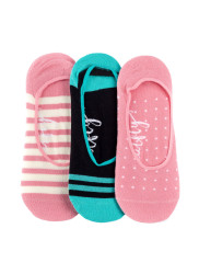 Meatfly ponožky Low socks - Triple pack M/ Multicolor 2 | Mnohobarevná | Velikost One Size