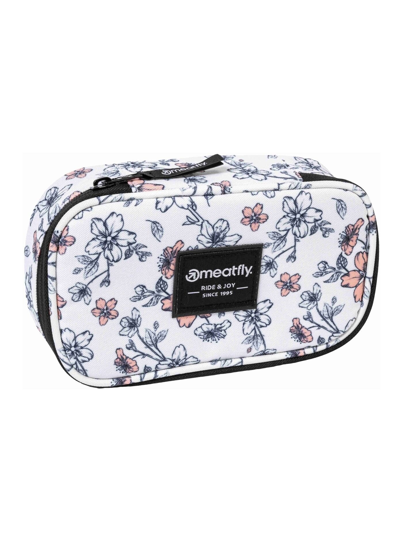 Meatfly pouzdro XL Pencil Case Blossom White | Mnohobarevná | Velikost XL