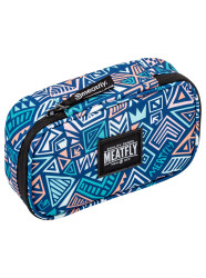 Meatfly pouzdro XL Pencil Case Dancing Mint | Mnohobarevná | Velikost XL